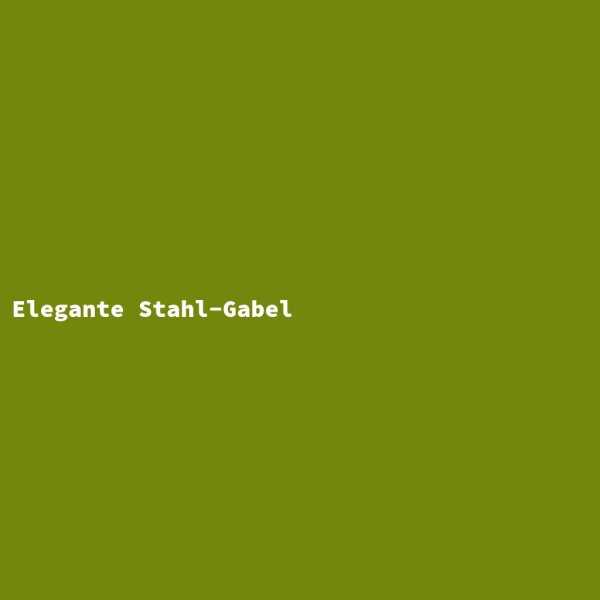 Elegante Stahl-Gabel