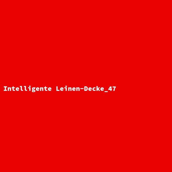 Intelligente Leinen-Decke_47
