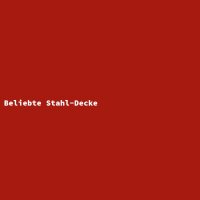 Beliebte Stahl-Decke