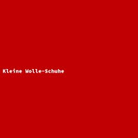Kleine Wolle-Schuhe