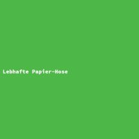 Lebhafte Papier-Hose