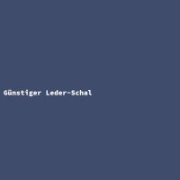 G&uuml;nstiger Leder-Schal