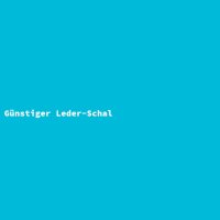 G&uuml;nstiger Leder-Schal