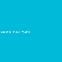 Adrette Eisen-Platte
