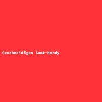Geschmeidiges Samt-Handy