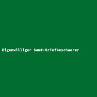 Eigenwilliger Samt-Briefbeschwerer