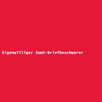 Eigenwilliger Samt-Briefbeschwerer