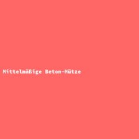 Mittelm&auml;&szlig;ige Beton-M&uuml;tze