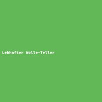Lebhafter Wolle-Teller