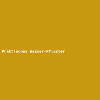 Praktisches Wasser-Pflaster