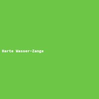 Harte Wasser-Zange