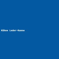 K&uuml;hne Leder-Kanne