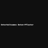 Unterhaltsames Beton-Pflaster