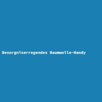 Besorgniserregendes Baumwolle-Handy