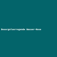 Besorgniserregende Wasser-Hose