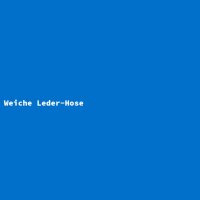 Weiche Leder-Hose