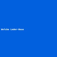Weiche Leder-Hose