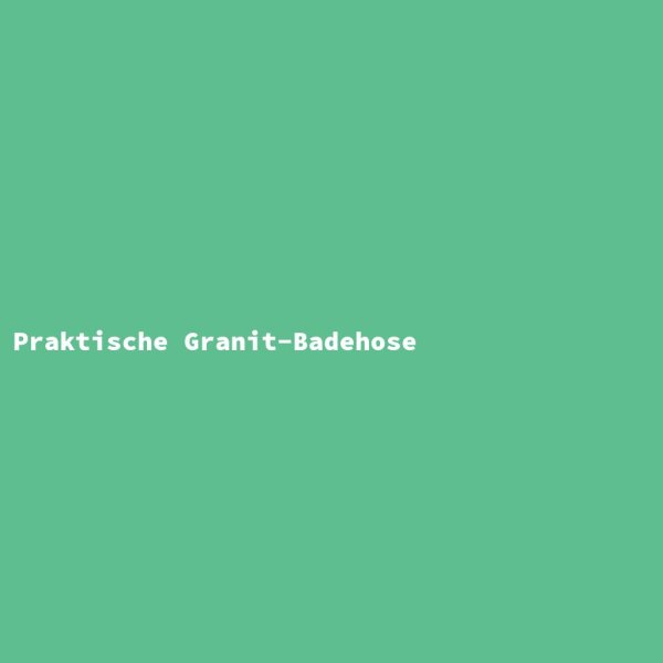 Praktische Granit-Badehose