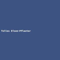 Tolles Eisen-Pflaster