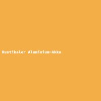 Rustikaler Aluminium-Akku