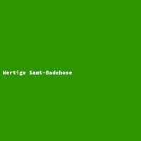 Wertige Samt-Badehose