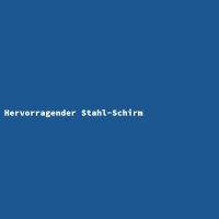 Hervorragender Stahl-Schirm