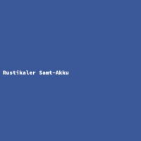 Rustikaler Samt-Akku