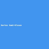 Hartes Samt-Kissen