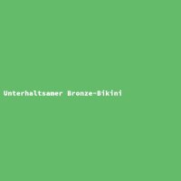 Unterhaltsamer Bronze-Bikini