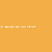 Aerodynamischer Granit-Bikini