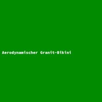 Aerodynamischer Granit-Bikini