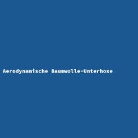 Aerodynamische Baumwolle-Unterhose