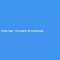 Klebriger Polyamid-Briefkasten