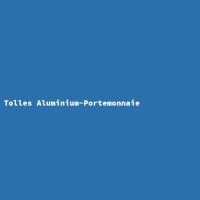 Tolles Aluminium-Portemonnaie
