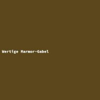 Wertige Marmor-Gabel