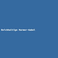 Reichhaltige Marmor-Gabel