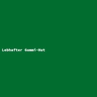 Lebhafter Gummi-Hut