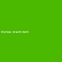 Kleines Granit-Bett
