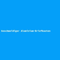 Geschmeidiger Aluminium-Briefkasten
