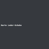 Harte Leder-Schuhe