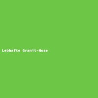 Lebhafte Granit-Hose