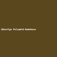 G&uuml;nstige Polyamid-Badehose