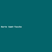 Harte Samt-Tasche