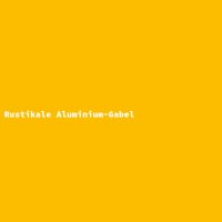 Rustikale Aluminium-Gabel
