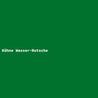 K&uuml;hne Wasser-Rutsche