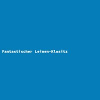 Fantastischer Leinen-Klositz