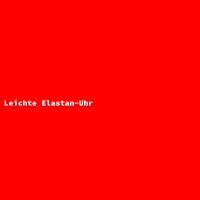 Leichte Elastan-Uhr