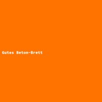 Gutes Beton-Brett