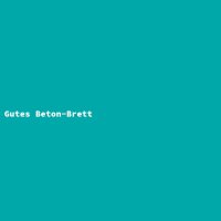 Gutes Beton-Brett