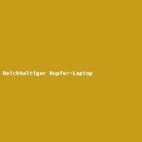 Reichhaltiger Kupfer-Laptop